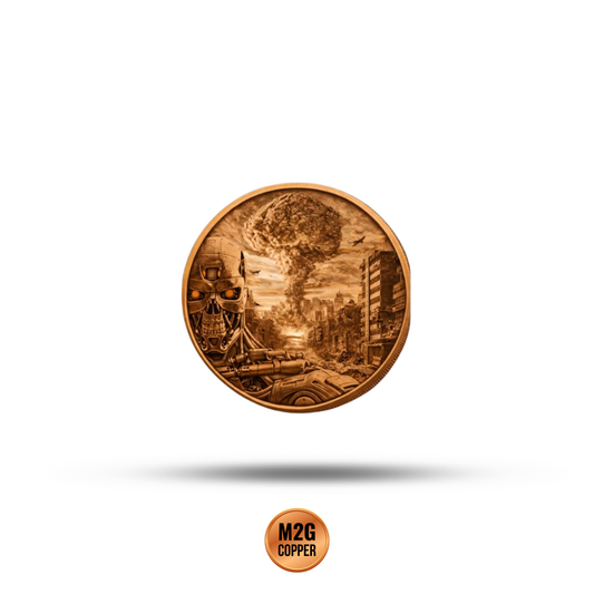 Mexico Libertad Judgement Day 5 oz Copper Medal