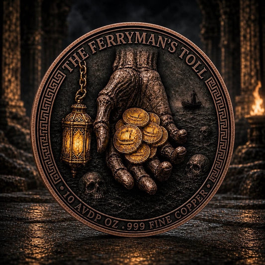 10 oz Charon Ferryman’s Toll .999 Copper Round