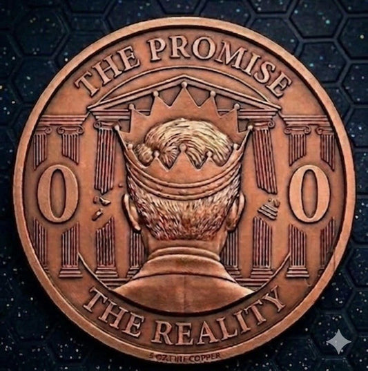 Charles Ponzi Series 5oz Copper Round