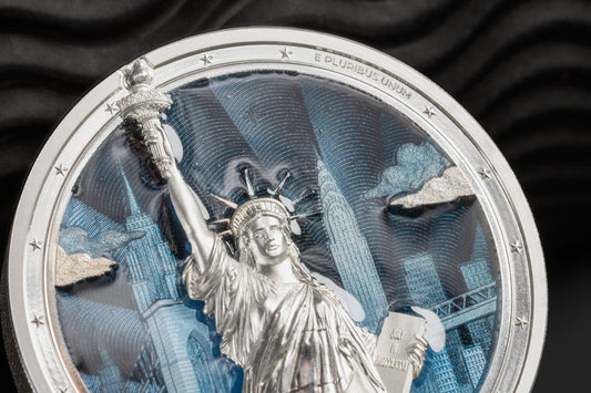 2026 Cook Islands Timeless Icons -Statue of Liberty 2 oz Silver Coin (PRE-ORDER)
