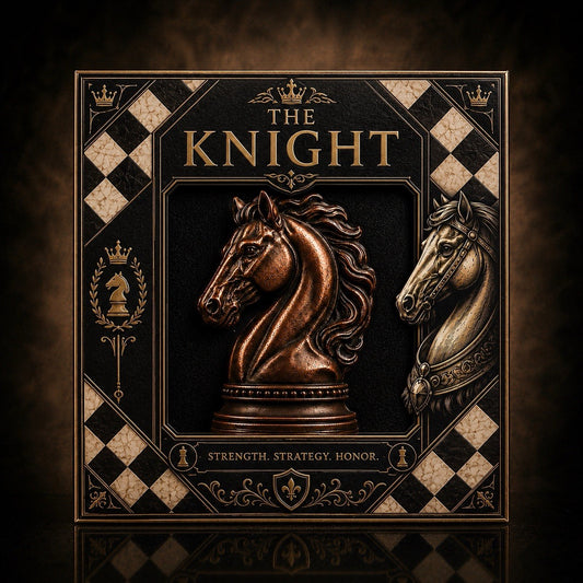 The Knight .999 5oz Copper Shaped Bar Series: Chess