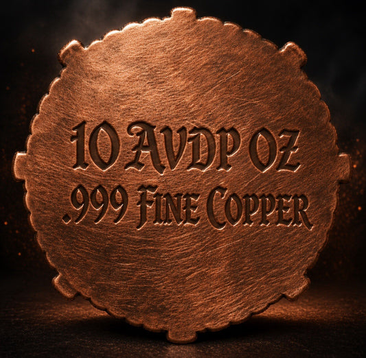 Helm of the Black Pearl 10oz Copper Medal in box