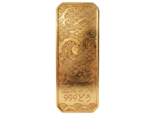 Japan Ancient Legacies 24k Gold Gilt 1 Oz Copper Medal