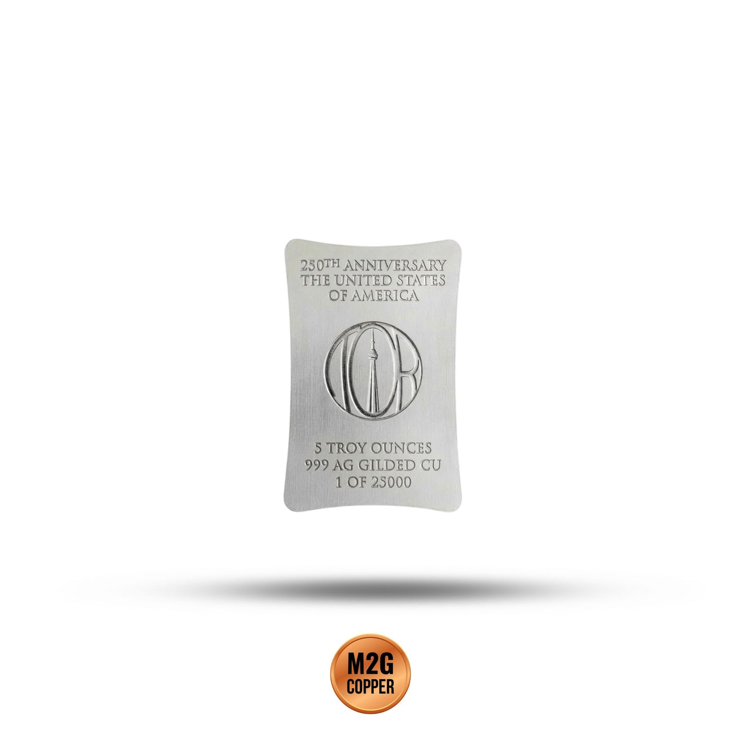 250th Anniversary U.S. Constitution Silver Gilded 5 oz Copper