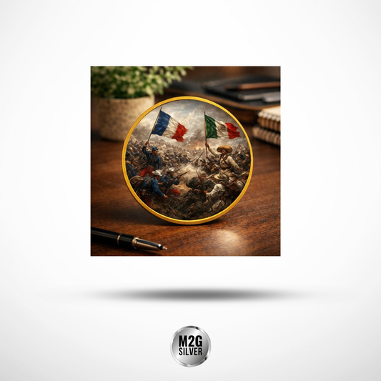 Mexico Libertad Colorized Cinco De Mayo .999 Silver Coin