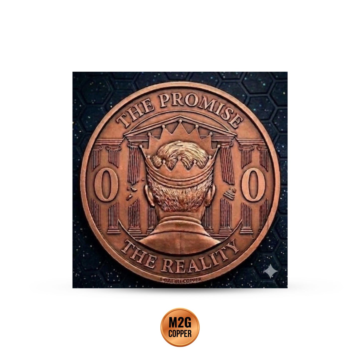 Charles Ponzi Series 5oz Copper Round