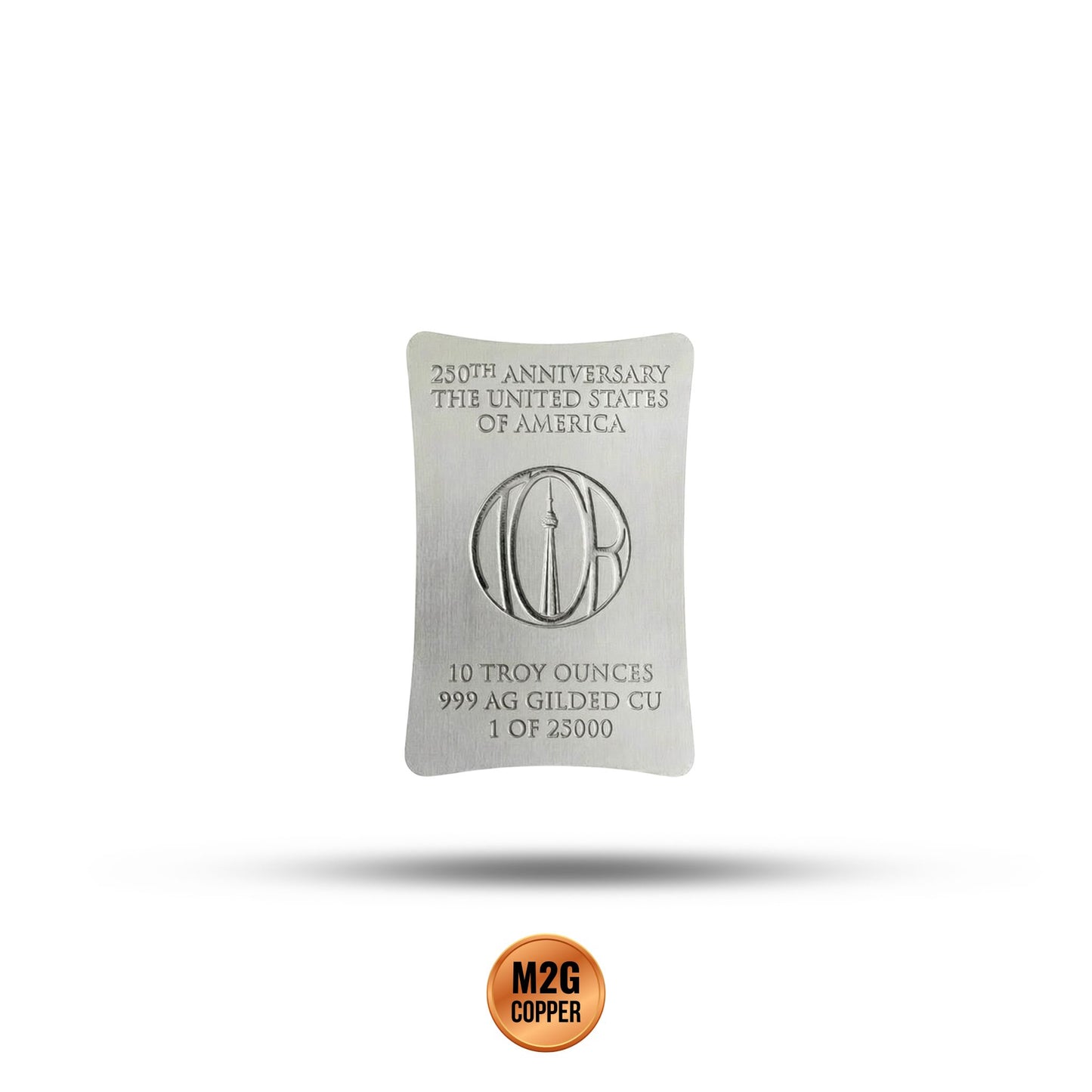 250th Anniversary U.S. Constitution Silver Gilded 10 oz