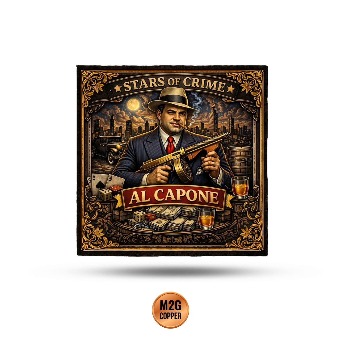 AL CAPONE Stars of Crime 1 Oz Copper Round Czech Republic 2026