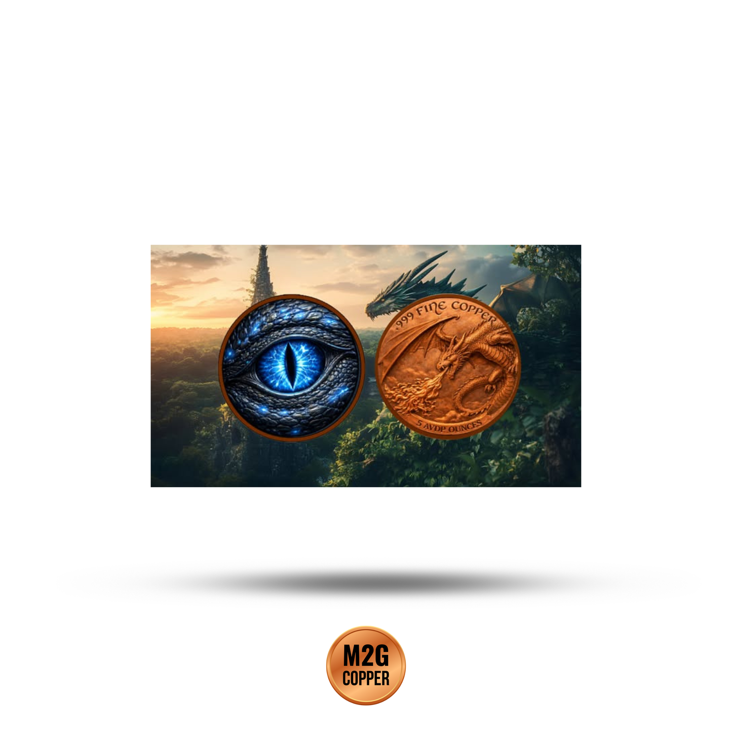 The Ice Dragon’s Eye 5 oz Copper