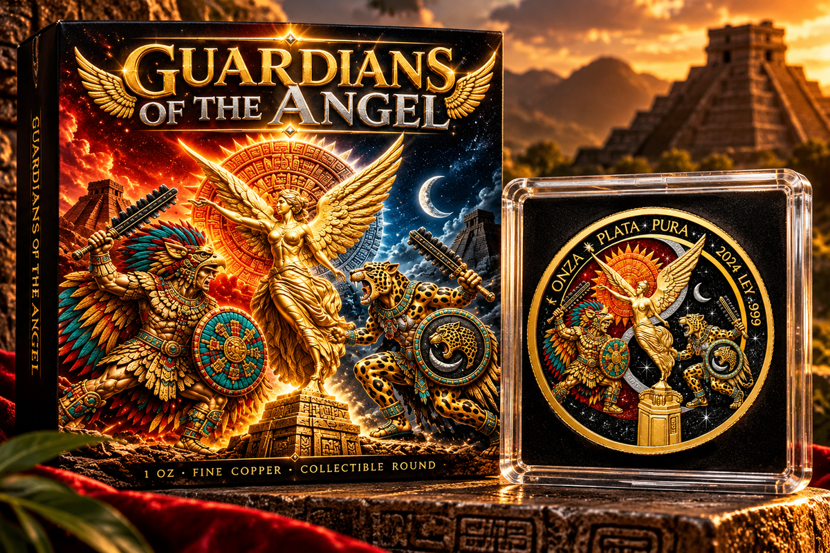 2024 Mexico Libertad Guardians of the Angel Edition 1 oz Silver Coin