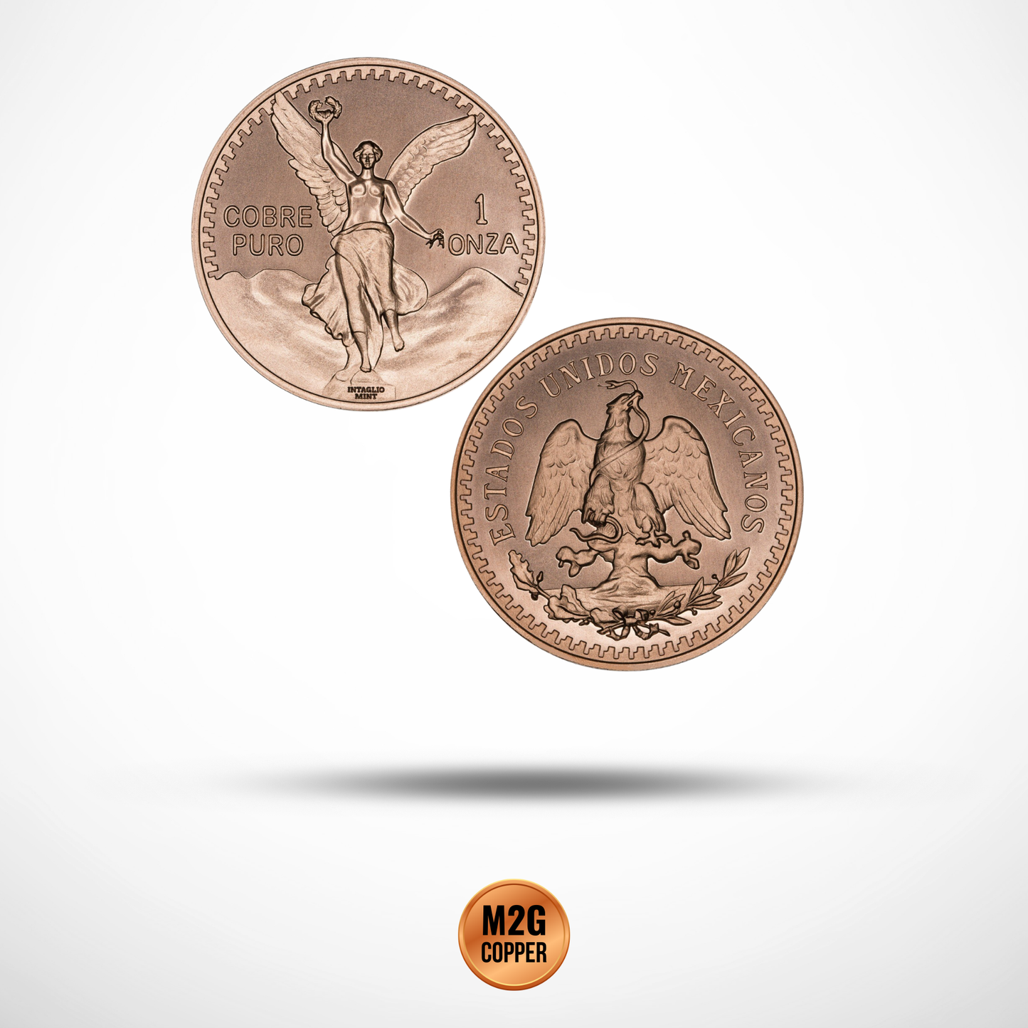 Intaglio Mint Vintage Libertad Tribute 1 oz Copper Round