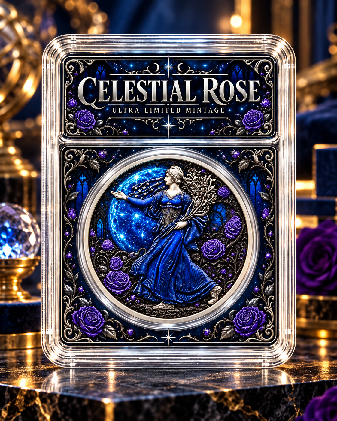 2026 Silver Eagle Celestial Garden Edition In Slab
