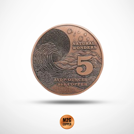 Monument Valley Colorized 5 oz Copper Round
