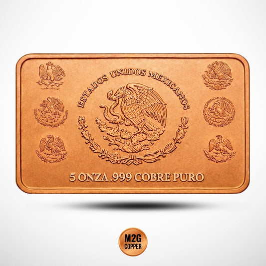 2026 Ańo del Caballito - Year of the Horse Colorized 5 oz Copper Bar