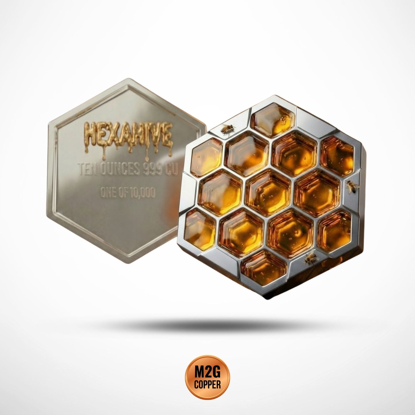 HEXAHIVE - 10oz .999 High Relief Copper Coin 2026