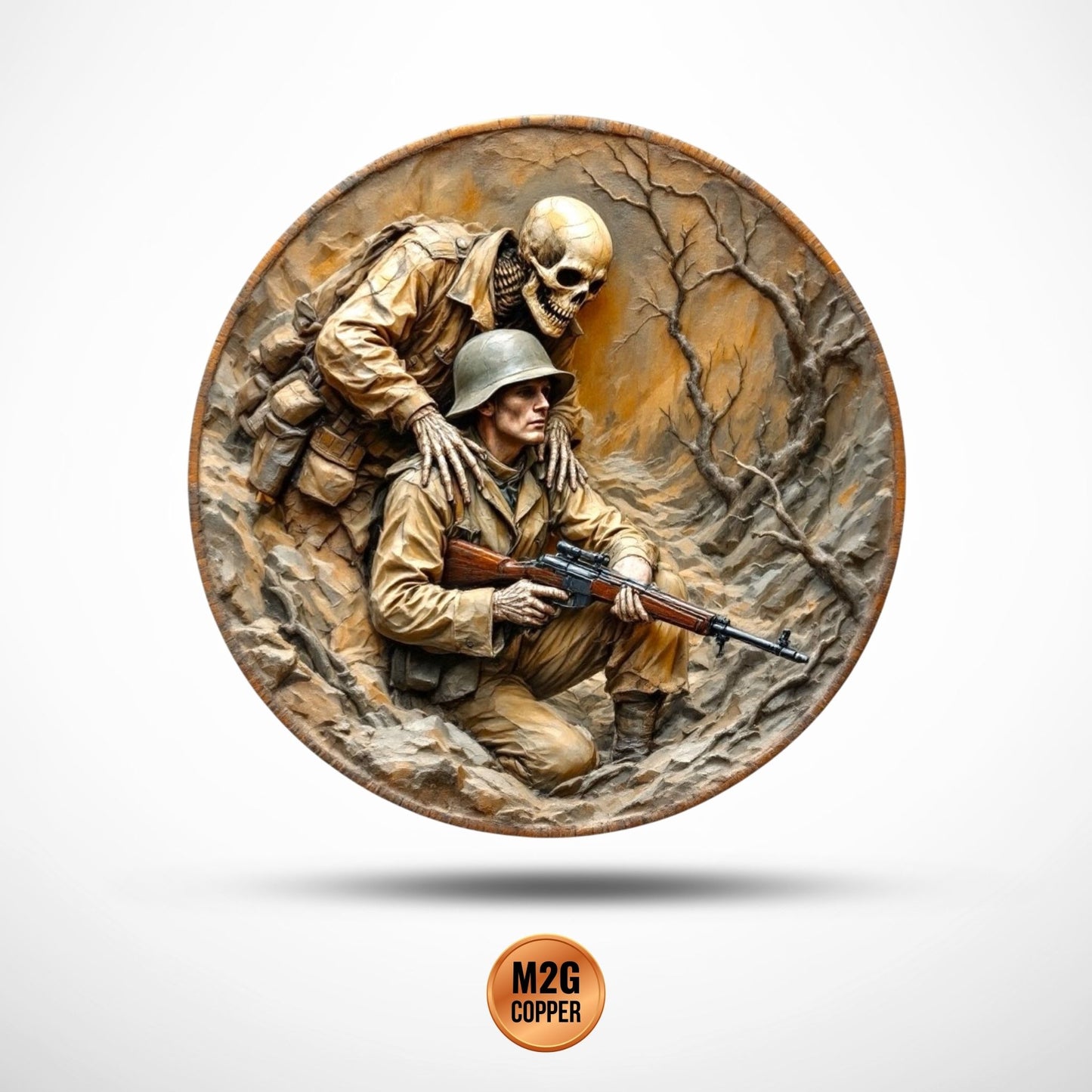WARMONGER 10oz .999 High Relief Copper Medal in Capsule