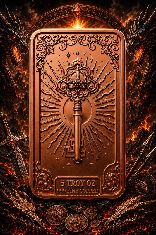 2026 Pirate Adventure Series: Dragon Bones 5 oz Copper Bar