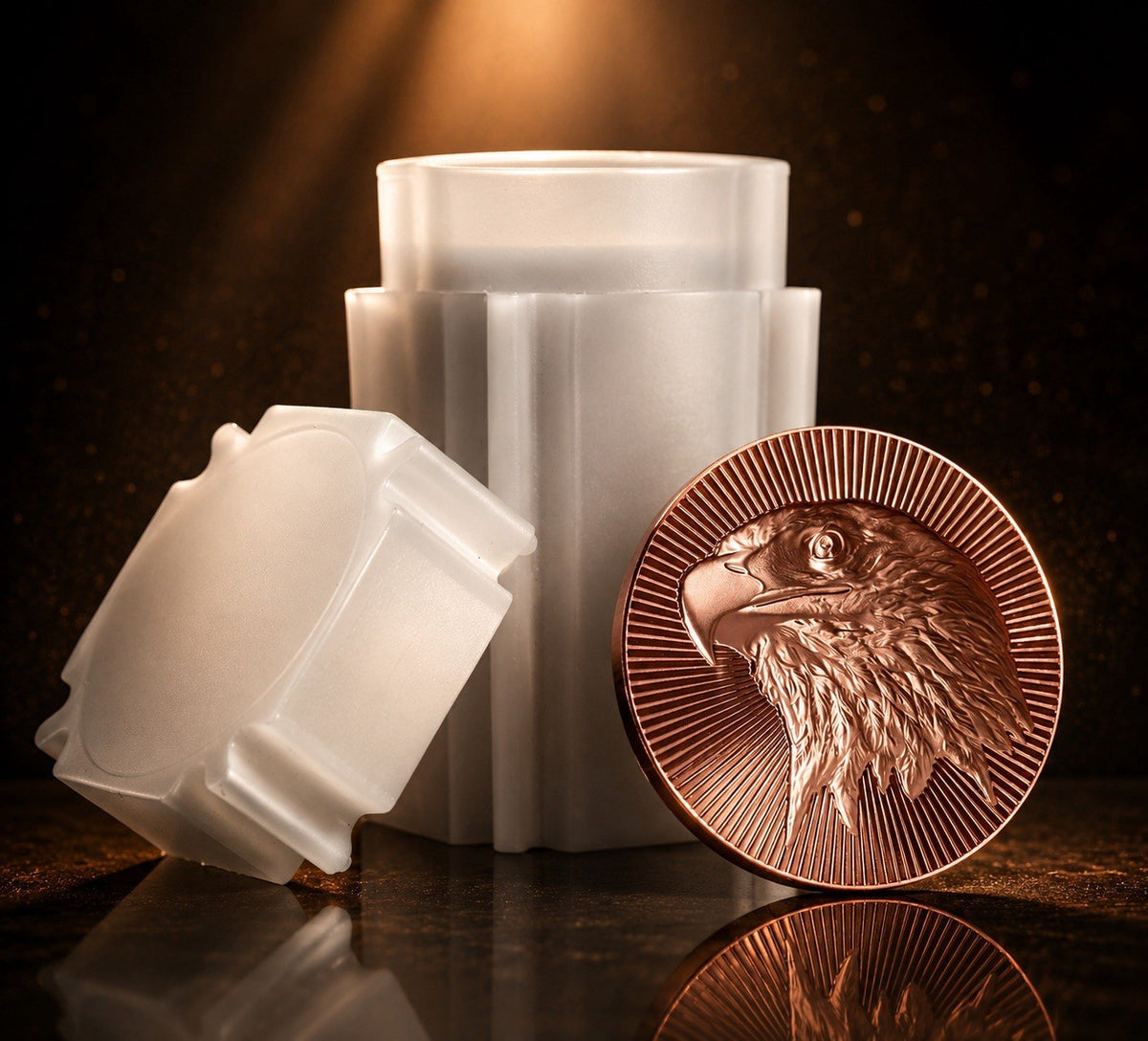 Scottsdale Mint Eagle Stacker 1 oz Copper Round (Roll of 20)