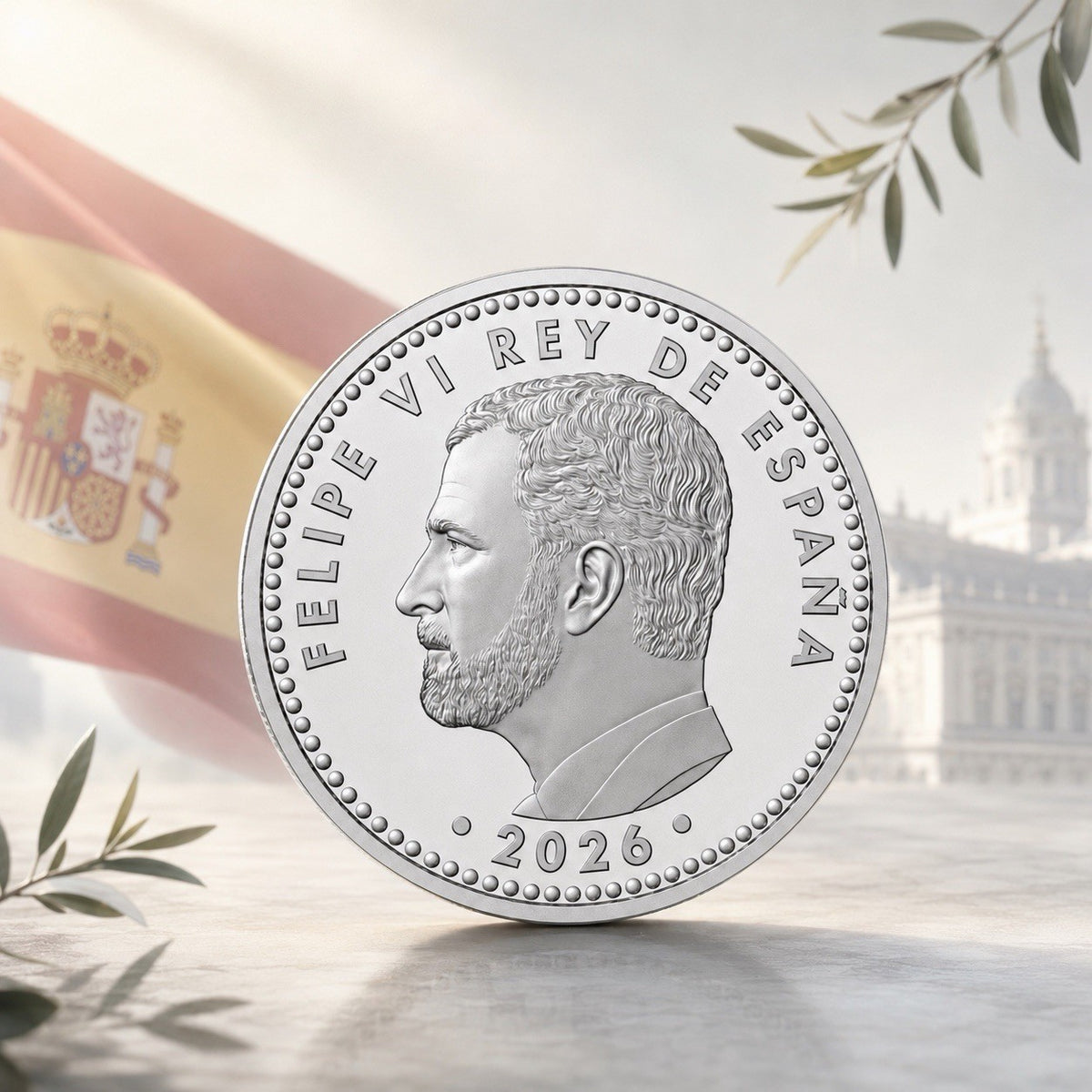 Fifa World Cup 2026 - World Champion Spain 13.5g .925 Silver 30mm