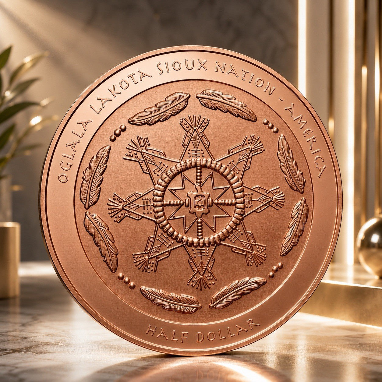 2026 Sioux Nation Sacagawea 5 oz Copper Coin