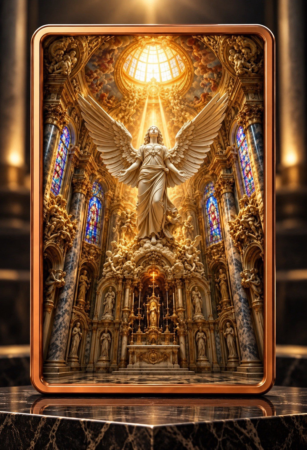 2026 Church Series: Angel of Divine Light 5oz Copper Bar