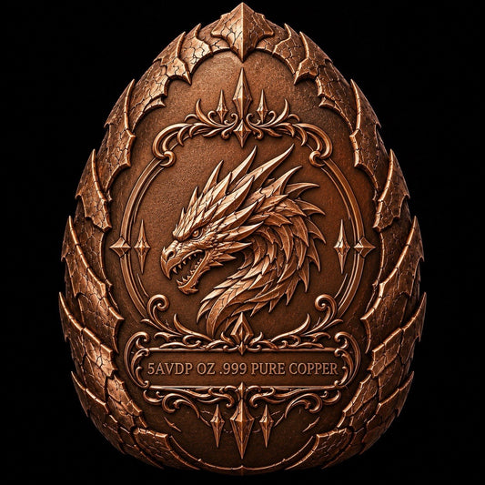 2026 5 oz Ice Dragon .999 Copper Shaped