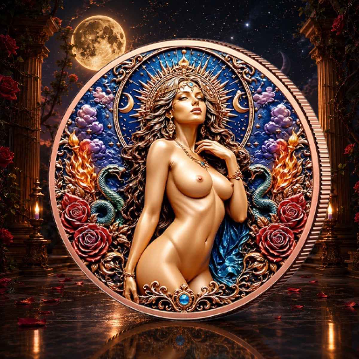 2026 Venus Of Fire Ultra High Relif 5 oz Copper Coin