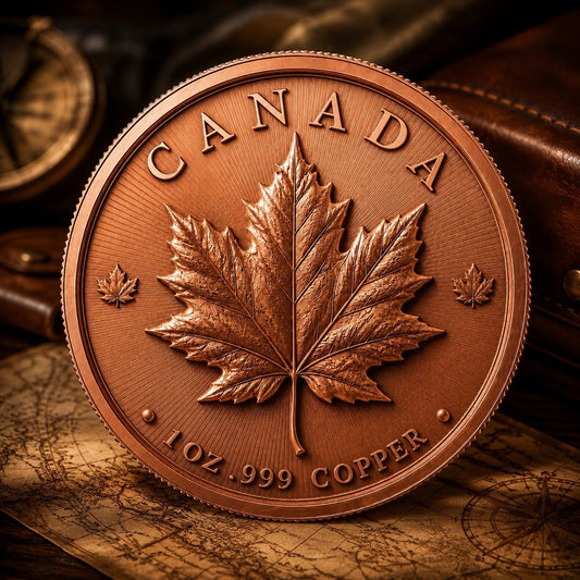 2025 Canada Maple Sexy Pole 1 oz Copper Coin
