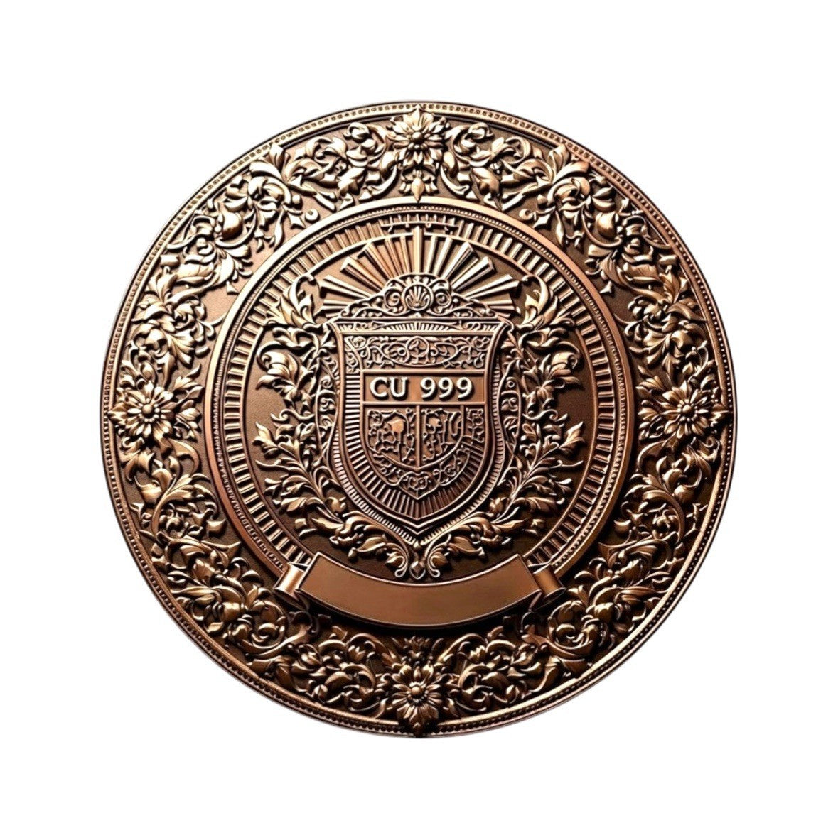 Ancient Warriors Samurai 1 oz Copper Medal Limited Edition Item