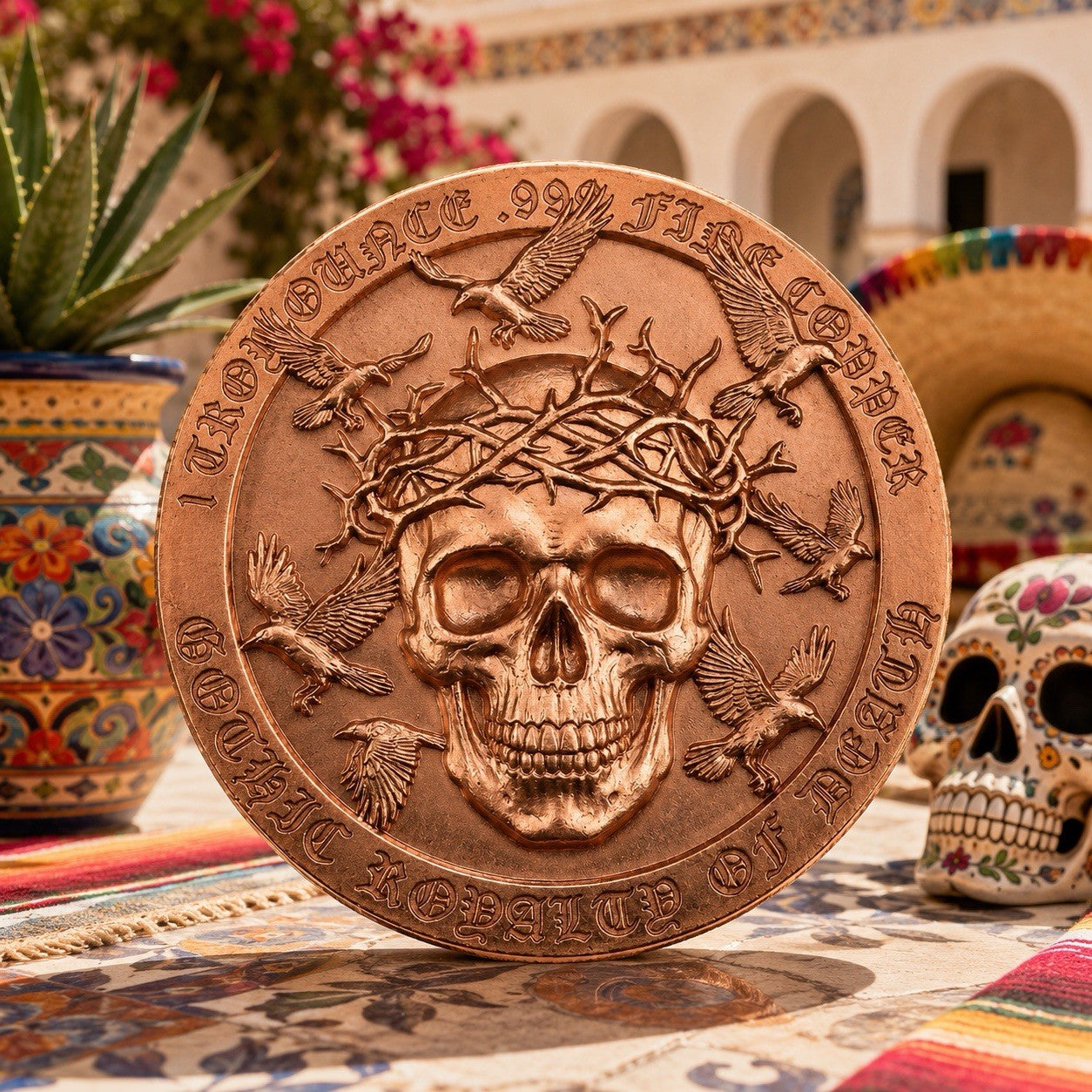 2026 Memento Mori Series: Sacred Ofrenda Altar 1oz Coppe Coin Día de Los Muertos