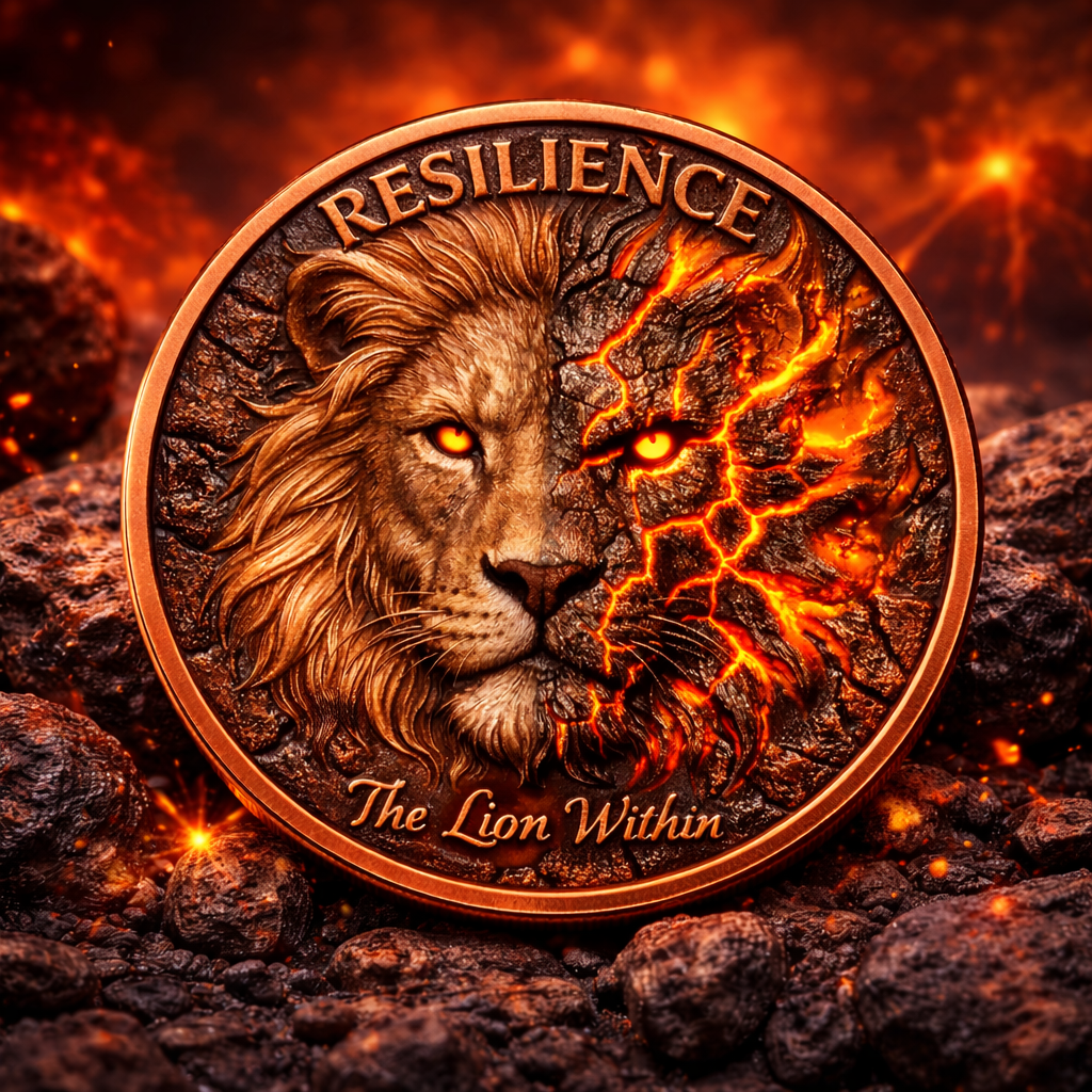 Lion Virtues Series 1 Oz Copper Round Italy 2026