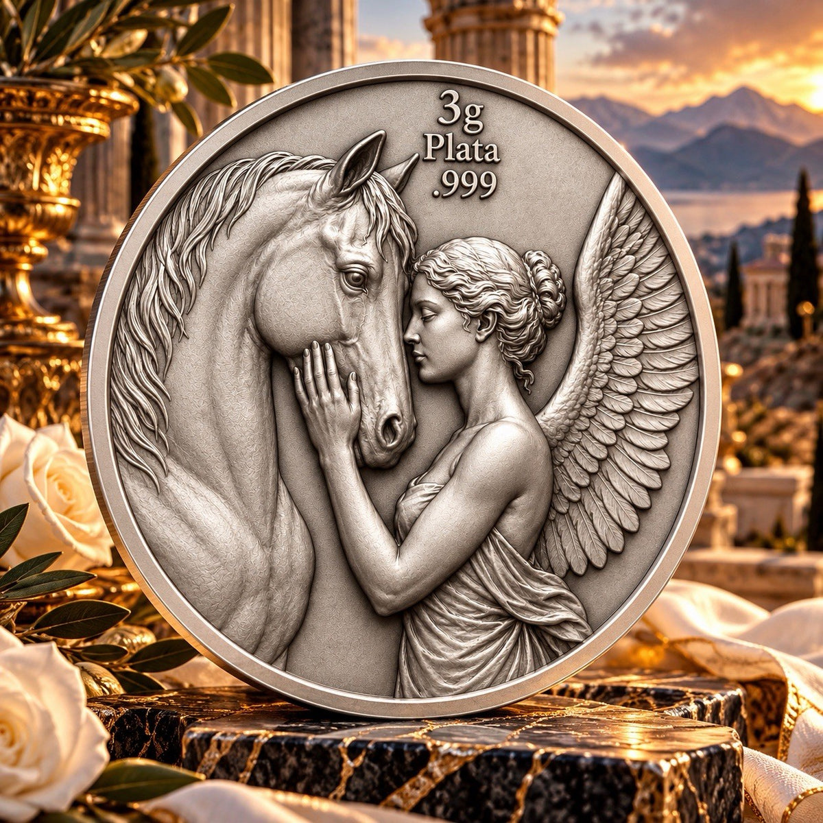 2026 Mexico Caballito Libertad 3g .999 Silver Medal Antique Finish