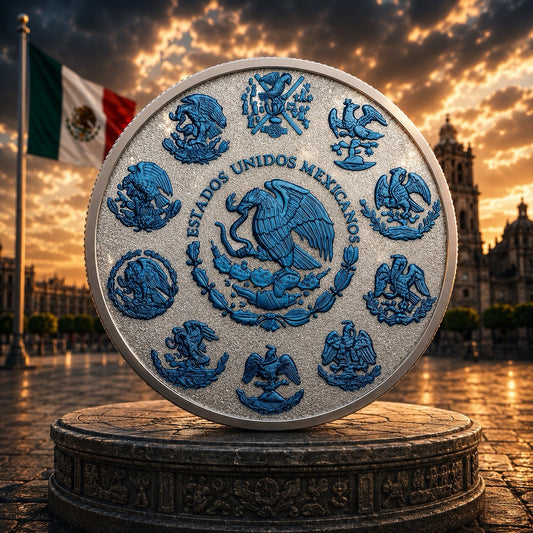 2024 Mexico Libertad Diamond Dust Ice Edition 1 oz Silver Coin