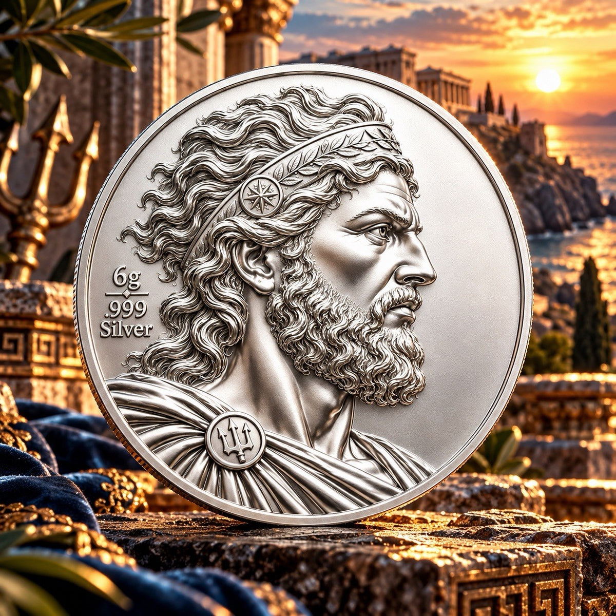 2026 Odysseus 6g .999 Fine Silver Medal Mythology