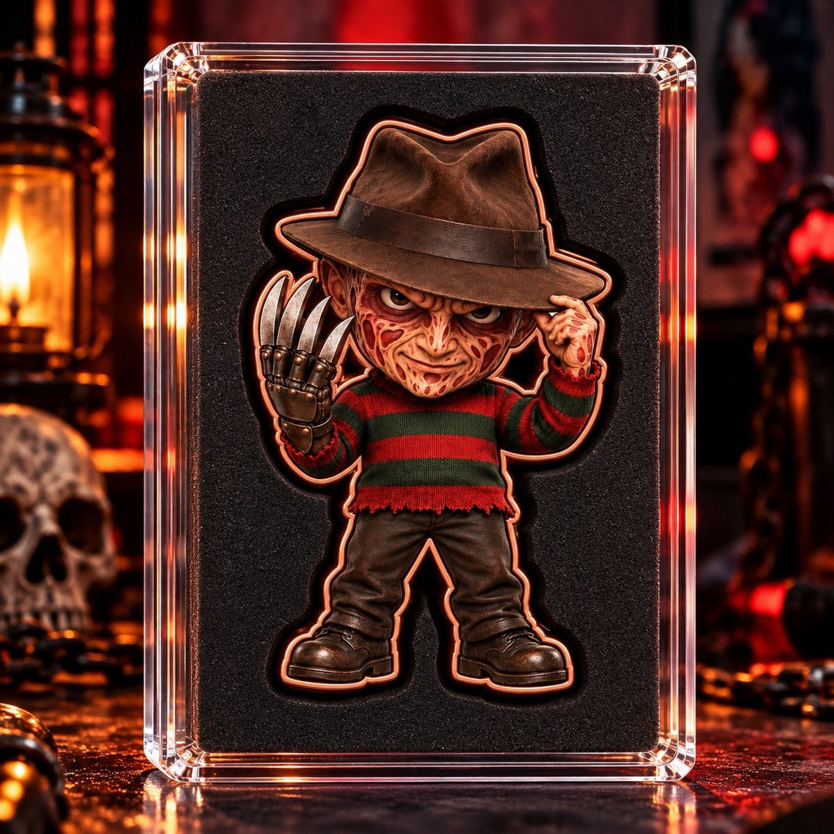 2026 Halloween Icons of Terror: Freddy K 1oz Copper Figure