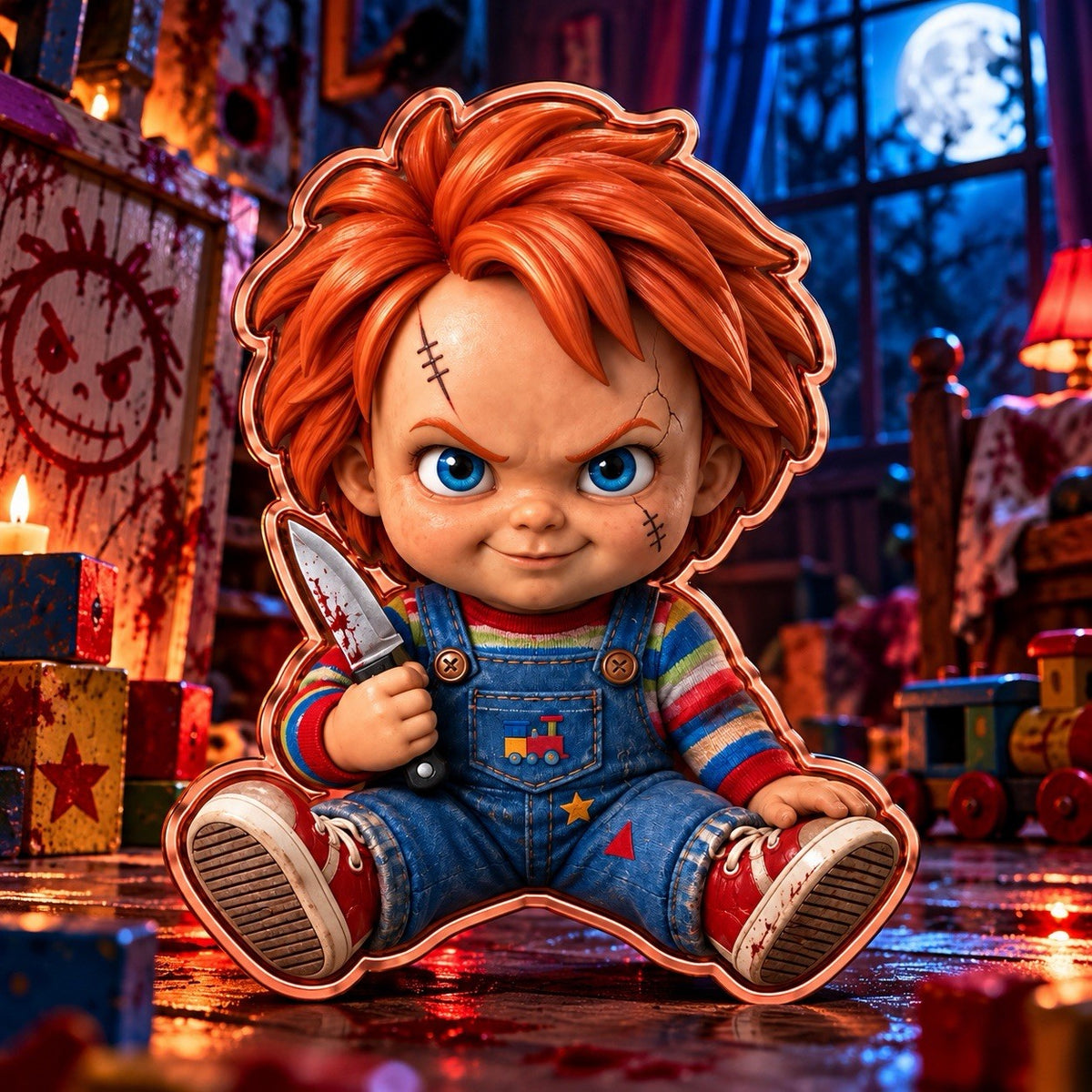 2026 Halloween Icons of Terror: Chucky 1oz Copper Figure