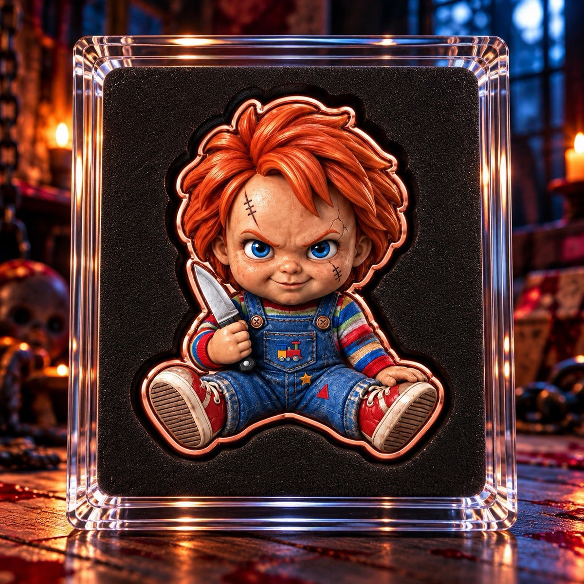2026 Halloween Icons of Terror: Chucky 1oz Copper Figure