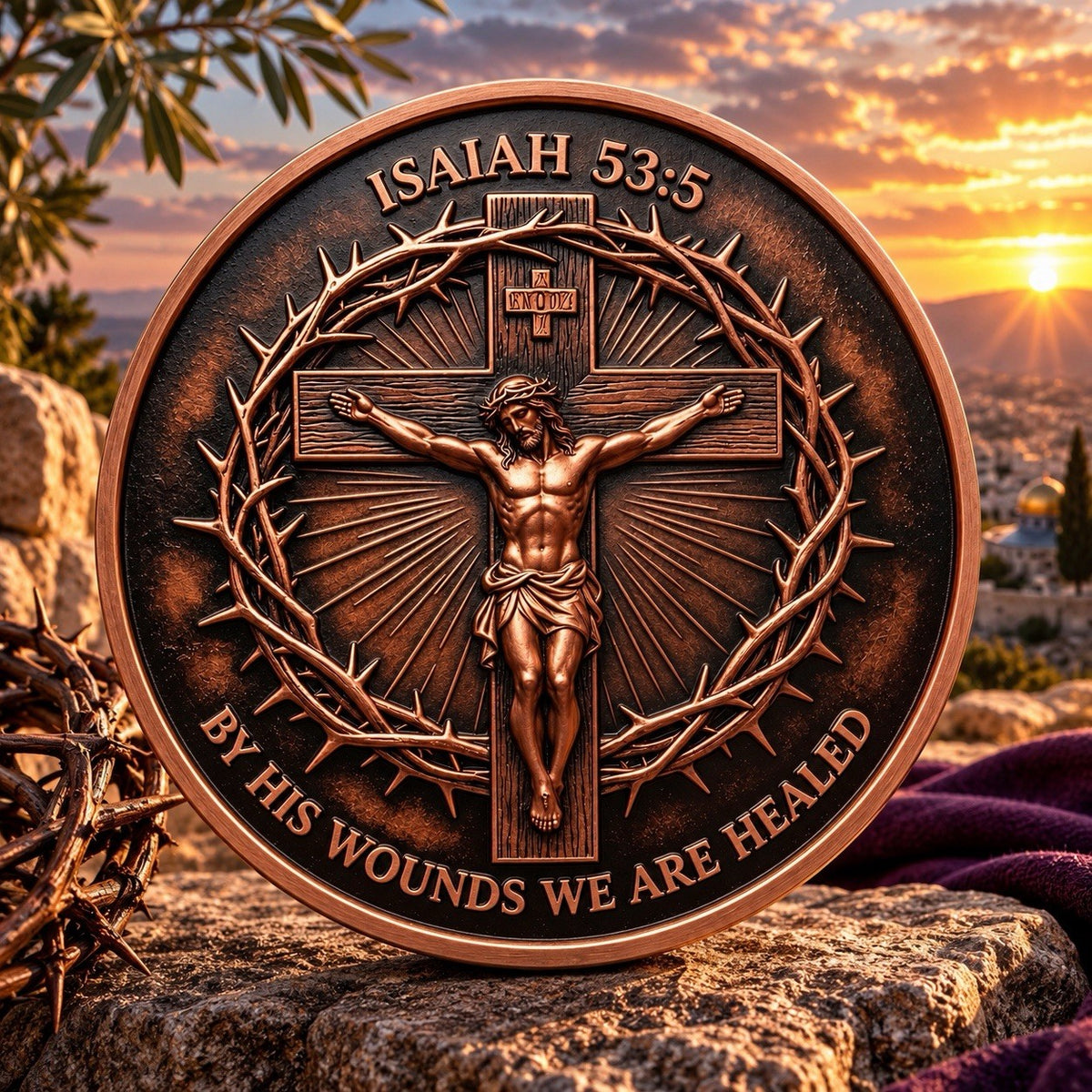 2026 Divine Legacy Series: The Wounded Redeemer 5oz Copper Medal