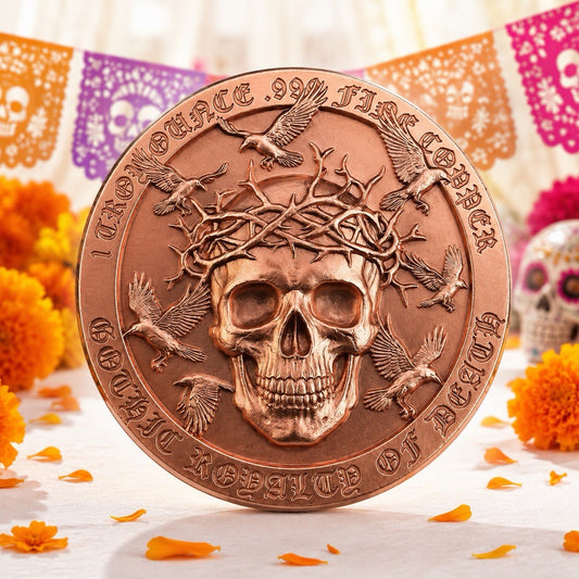 2026 Memento Mori Series: Ofrenda Sagrada 1 Oz Copper Coin Día de Los Muertos