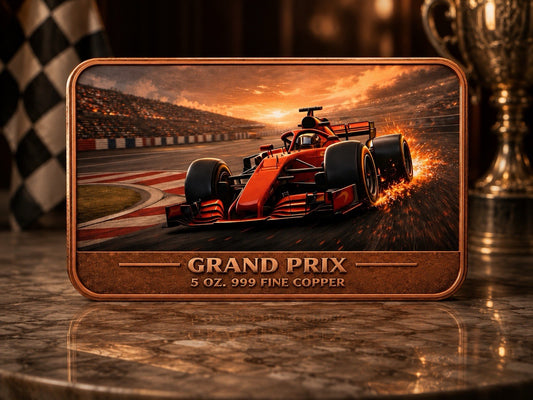 Pedal to the Metal Automotives Series 2 5 oz Copper Bar Set Of 3