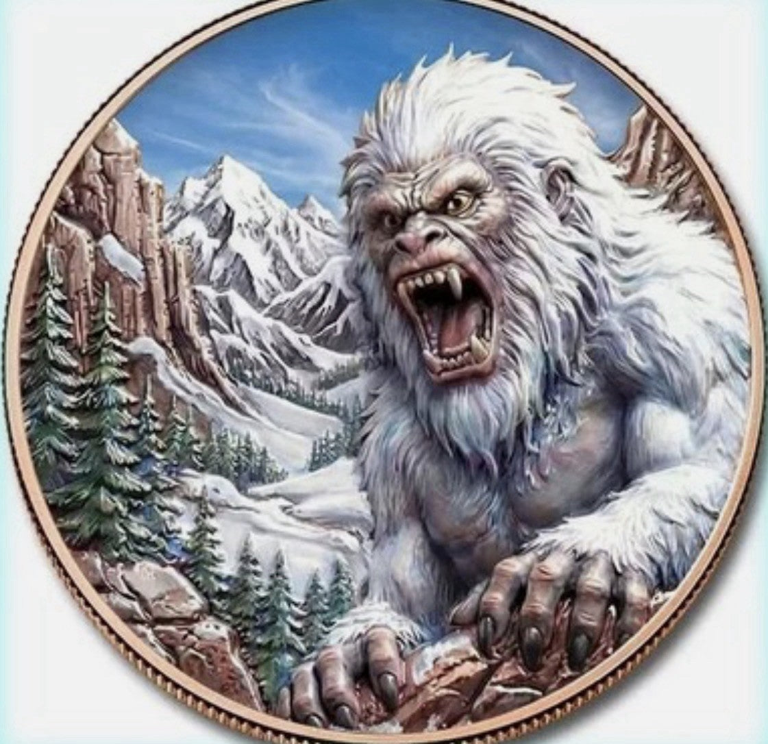 5oz Yeti Colorized .999 Copper Round in Capsule