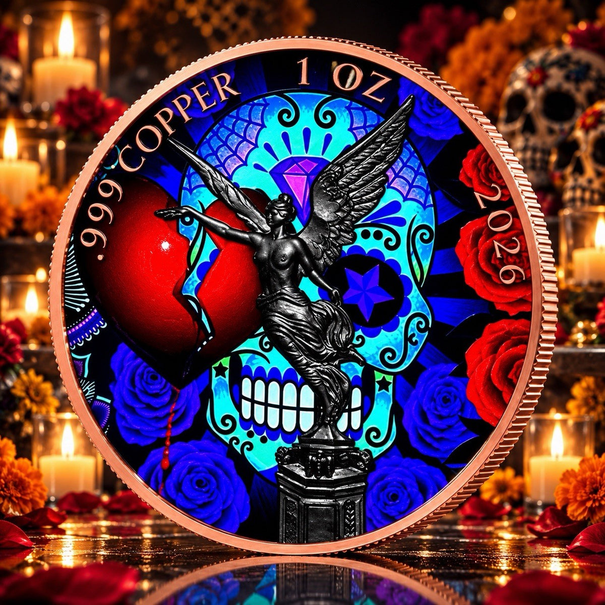 2026 Libertad Art & Passion Series: Tradition & Love 1oz Copper Round