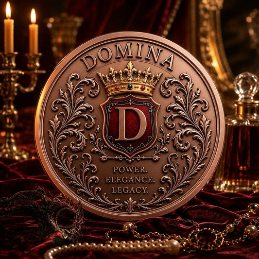 Domina Woman Perfection Colorized 1 oz Copper Round