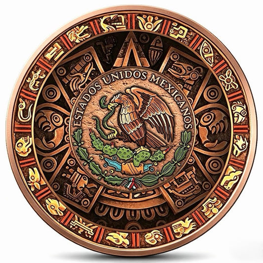 2026 Mexico Libertad History of the Aztec 2 x 1 oz Copper Round Set