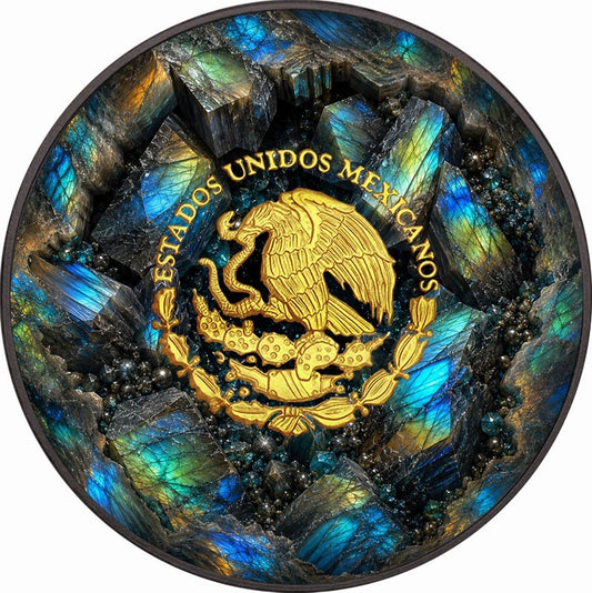2024 Mexico Libertad Labradorite Crystal Cavern 1oz Silver