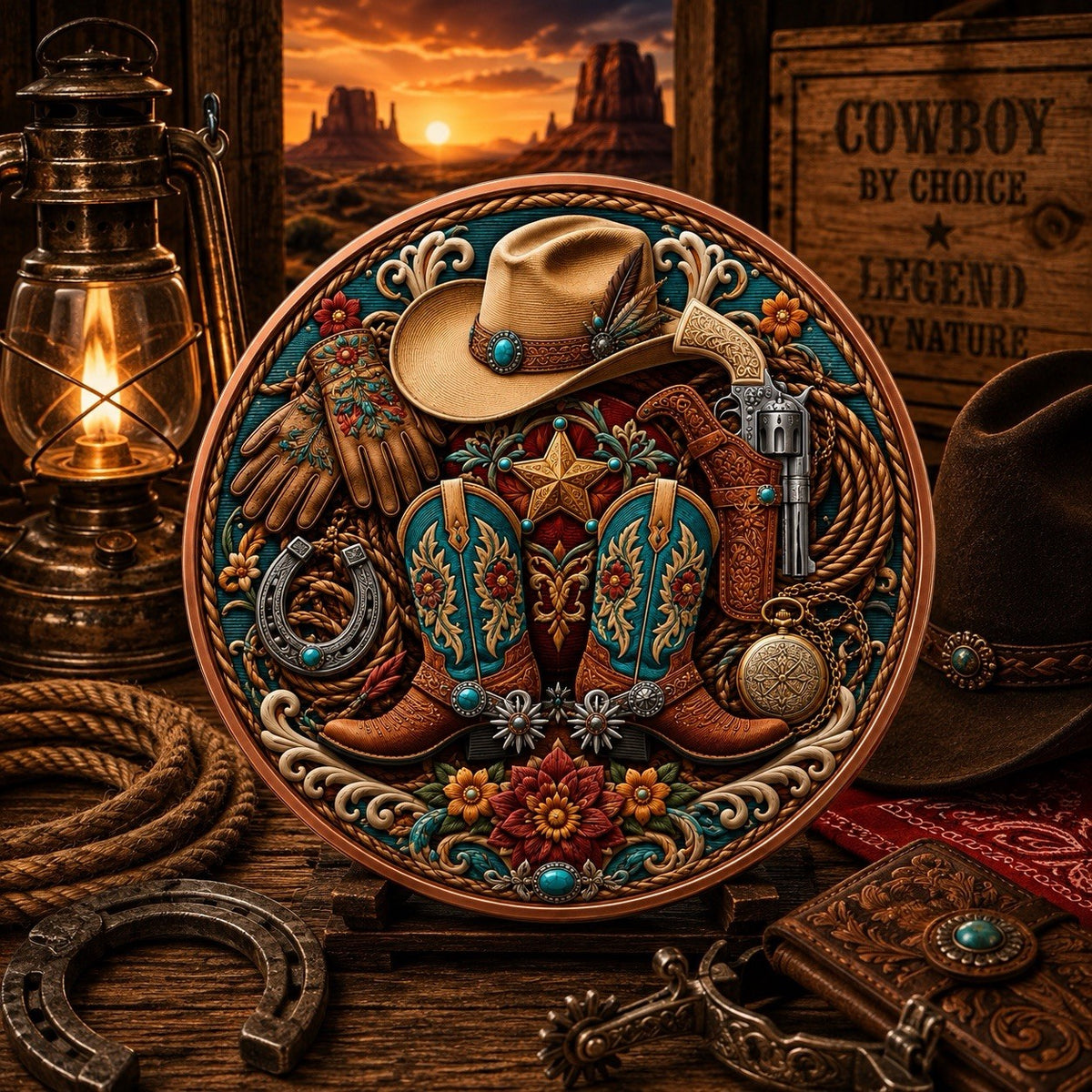 2026 Golden Roots West Series: Cowgirl Rider 5oz Copper Coin UHR