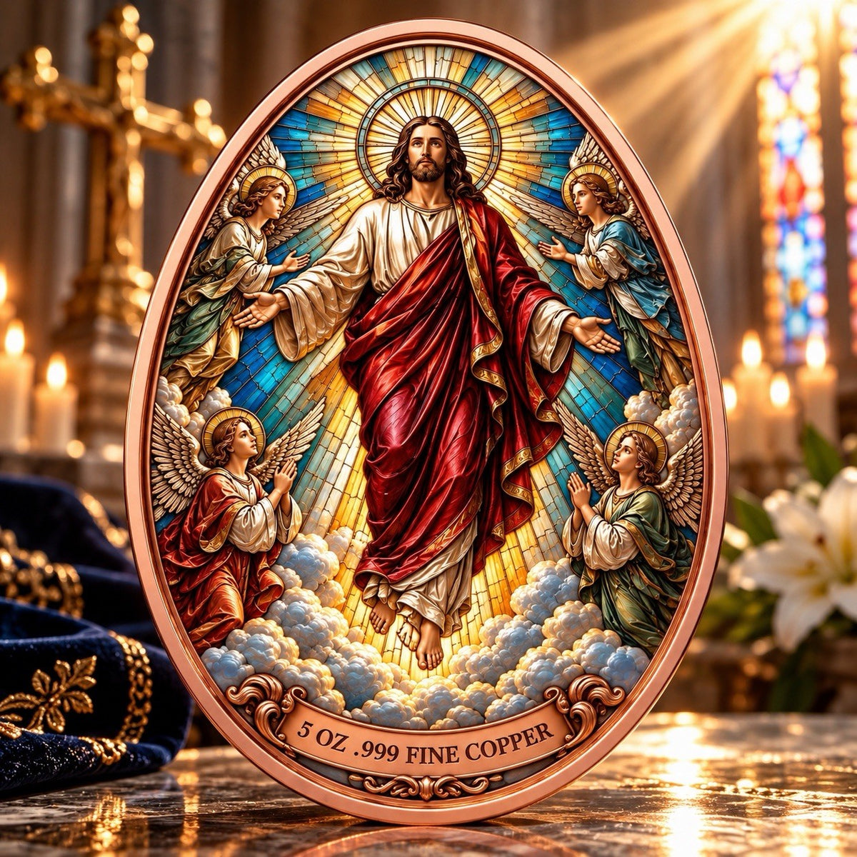 2026 Divine Revelations Series: The Ascension Of Christ 5oz Copper