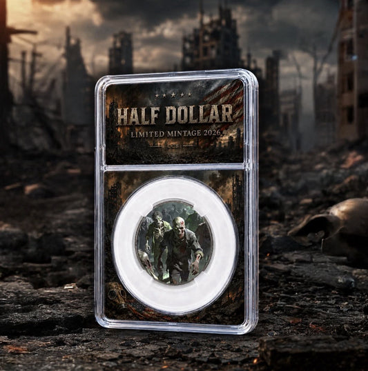 The American Dream Post Apocalyptic 2026 Half Dollar in Slab