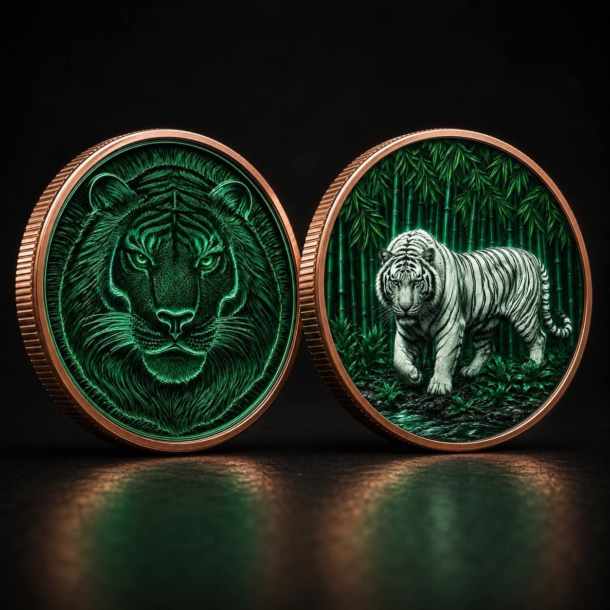 2026 5 oz Emerald Forest Tiger Edition Copper Round
