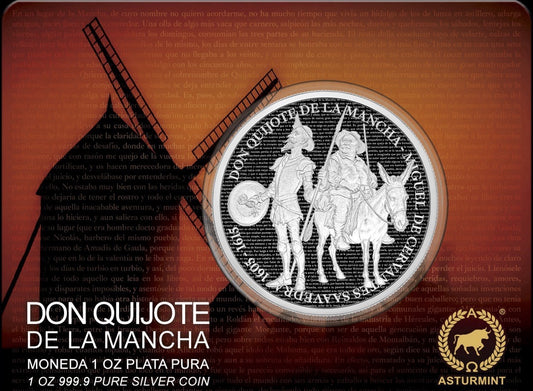 2026 Cameroon Don Quijote de la Mancha Proof 1 oz Silver Coin in Card (PRE-ORDER